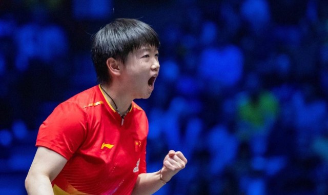 孙颖莎4比2击败王曼昱，摘得WTT欧洲大满贯女单冠军